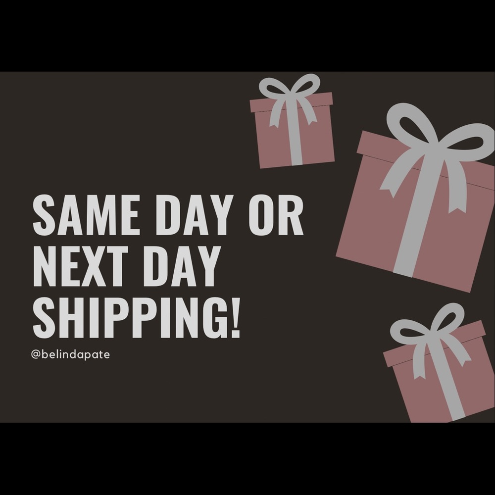 Same Day or Next Day Shipping!